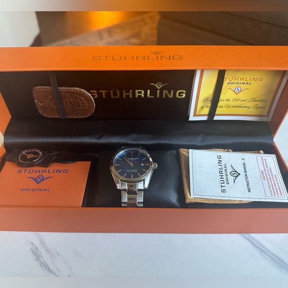 Stührling Original Stainless Steel Watch, large - Picture 2 of 7